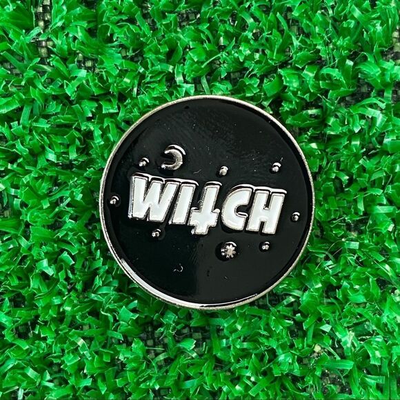 Witch Enamel Pin/ Brooch Lapel - Picture 2 of 6